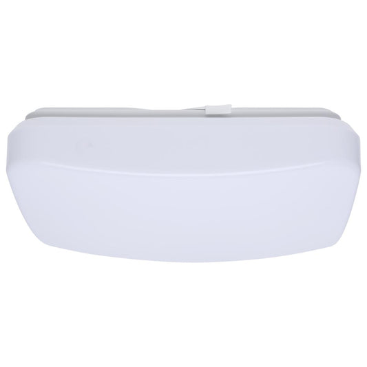 11 Inch LED Cloud Fixture with Sensor - 11.5 Watts - 27K/30K/35K/40K/50K CCT Selectable - Square Shape - White Finish - 120 Volt - Satco 62-1855