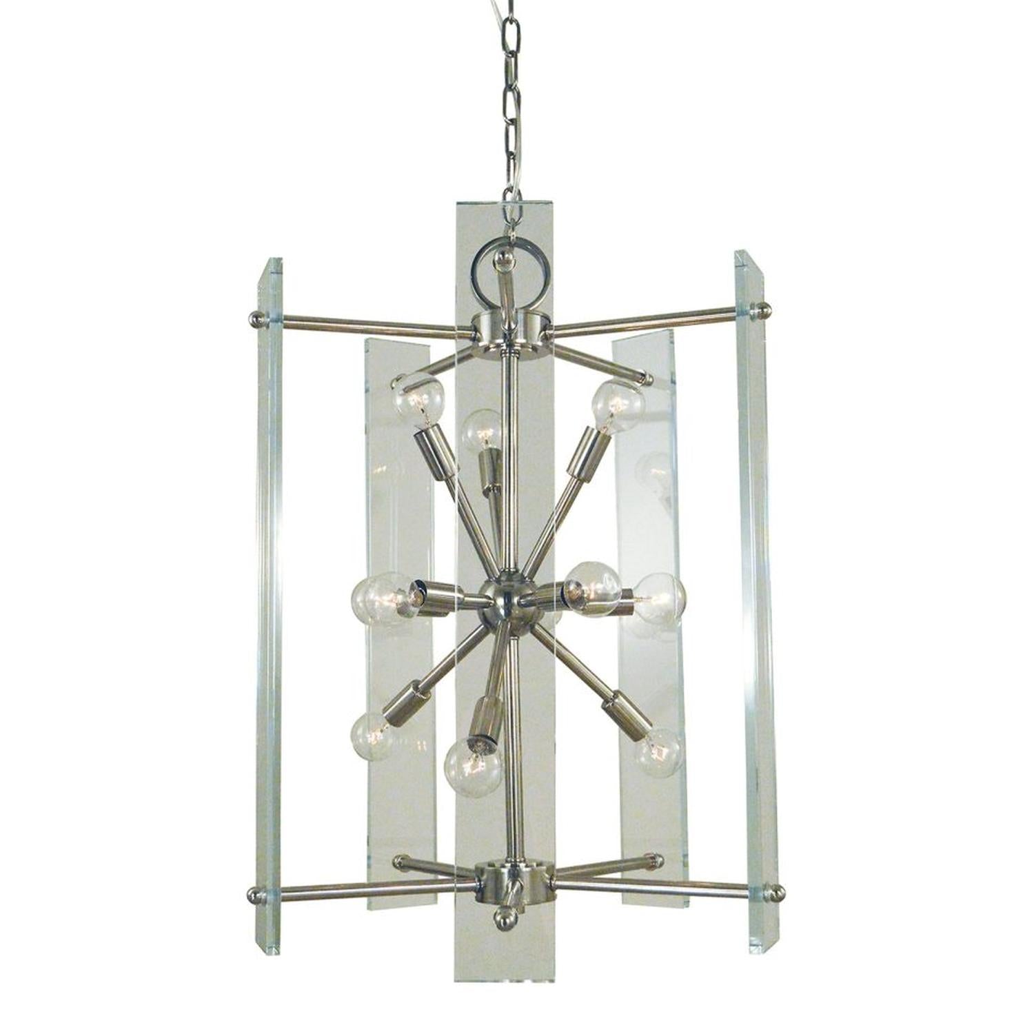 11-Light Polished Nickel Metrocraft Chandelier - 5300 PN by Framburg
