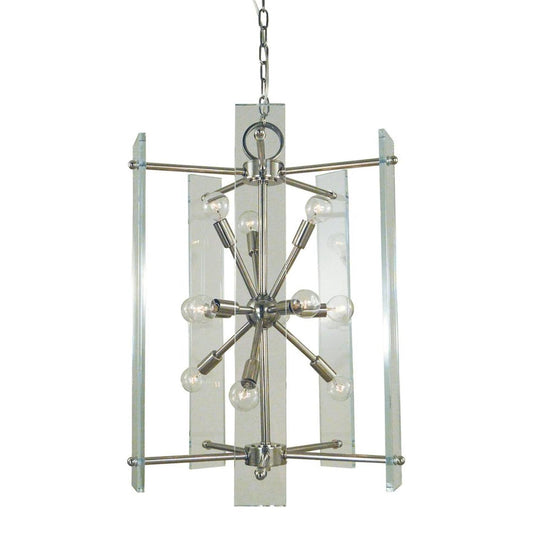 11-Light Polished Nickel Metrocraft Chandelier - 5300 PN by Framburg