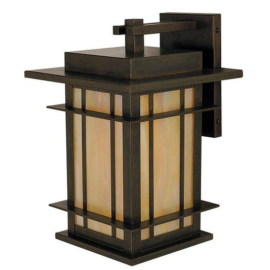 11″ Oak Park Wall Mount - OPB-11GW-BZ - Bronze by Arroyo Craftsman