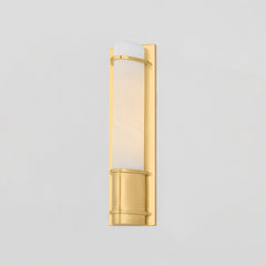 Tottenville Wall Sconce 16.25" by Hudson Valley Lighting – Dimmable Matte Cloud Glass & Versatile Design