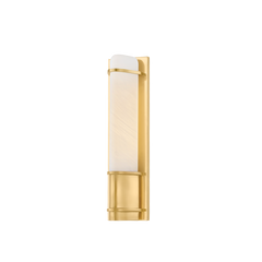 Tottenville Wall Sconce 16.25" by Hudson Valley Lighting – Dimmable Matte Cloud Glass & Versatile Design