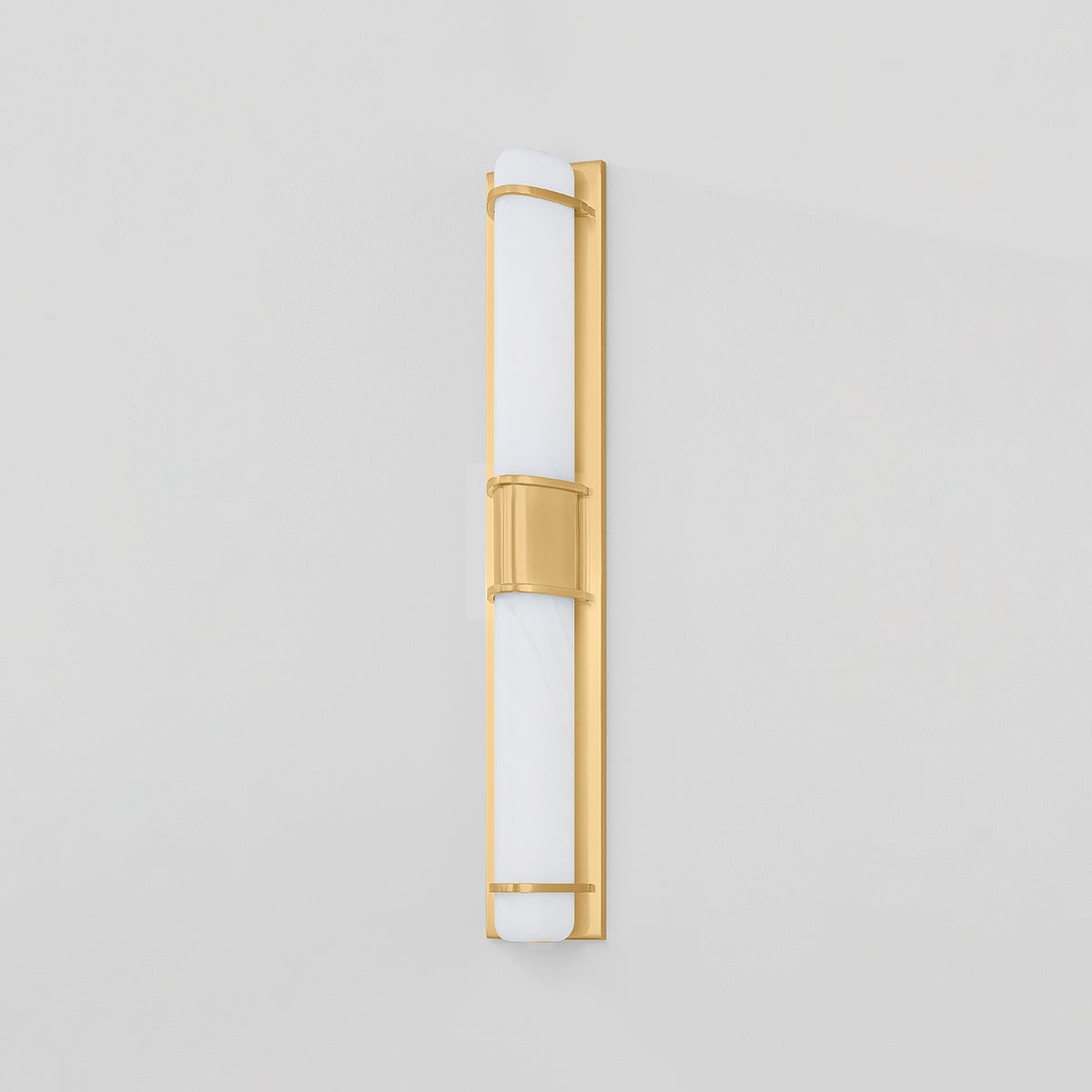 Tottenville Large Wall Sconce by Hudson Valley Lighting - Dimmable, Matte Cloud Glass, UL Damp Rated, 27"H