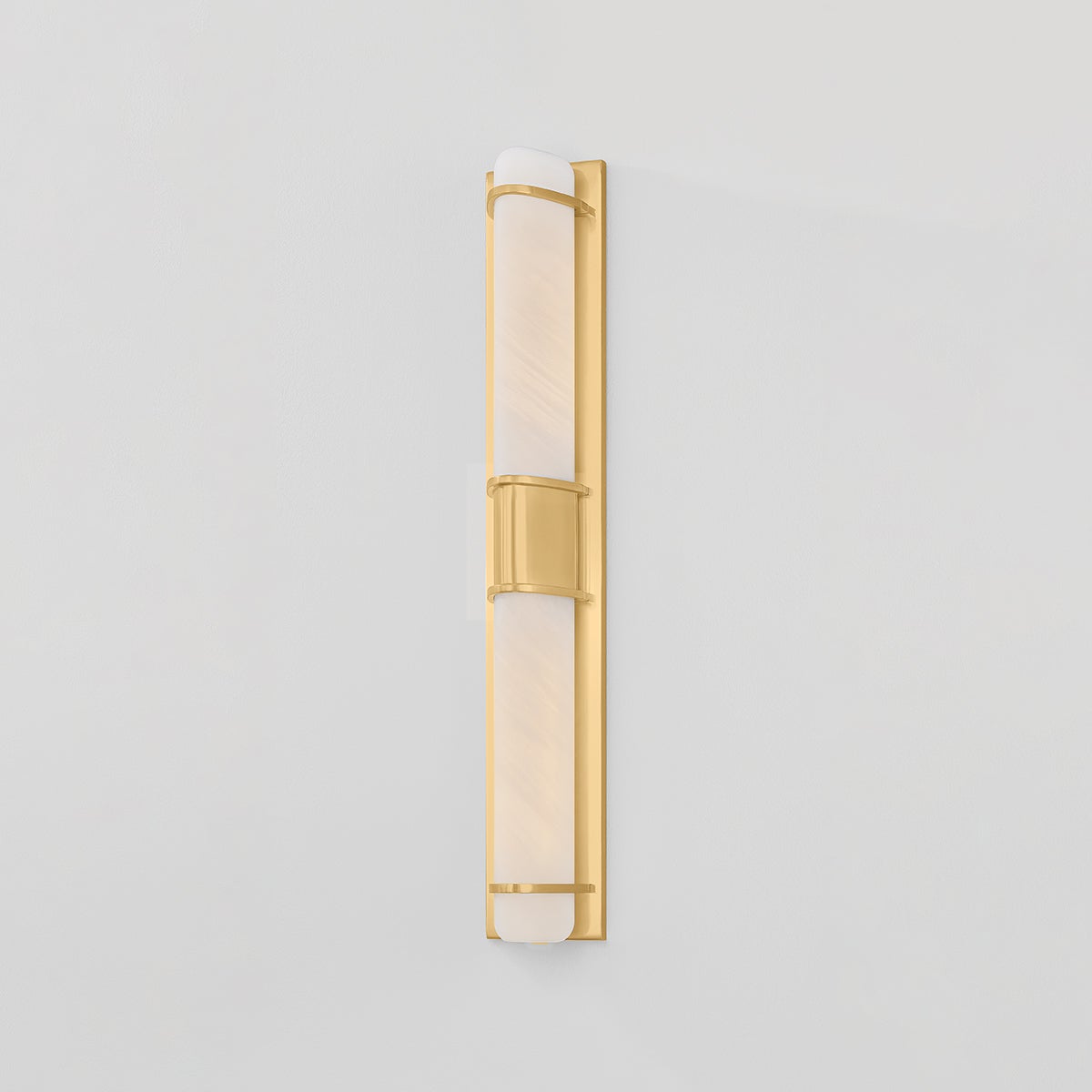 Tottenville Large Wall Sconce by Hudson Valley Lighting - Dimmable, Matte Cloud Glass, UL Damp Rated, 27"H