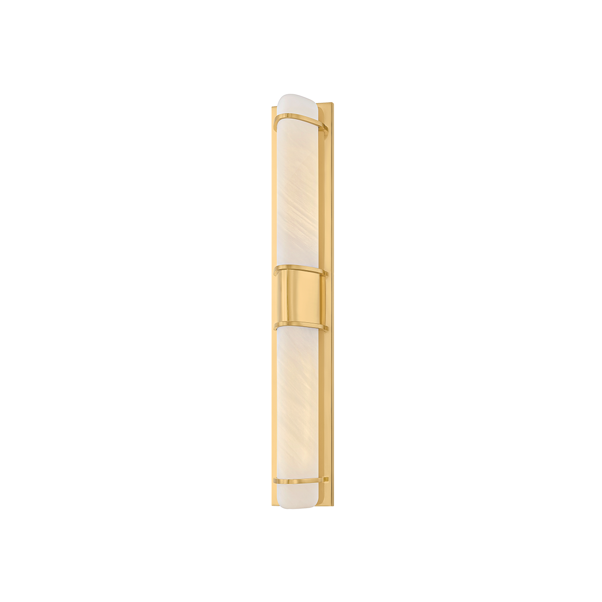 Tottenville Large Wall Sconce by Hudson Valley Lighting - Dimmable, Matte Cloud Glass, UL Damp Rated, 27"H