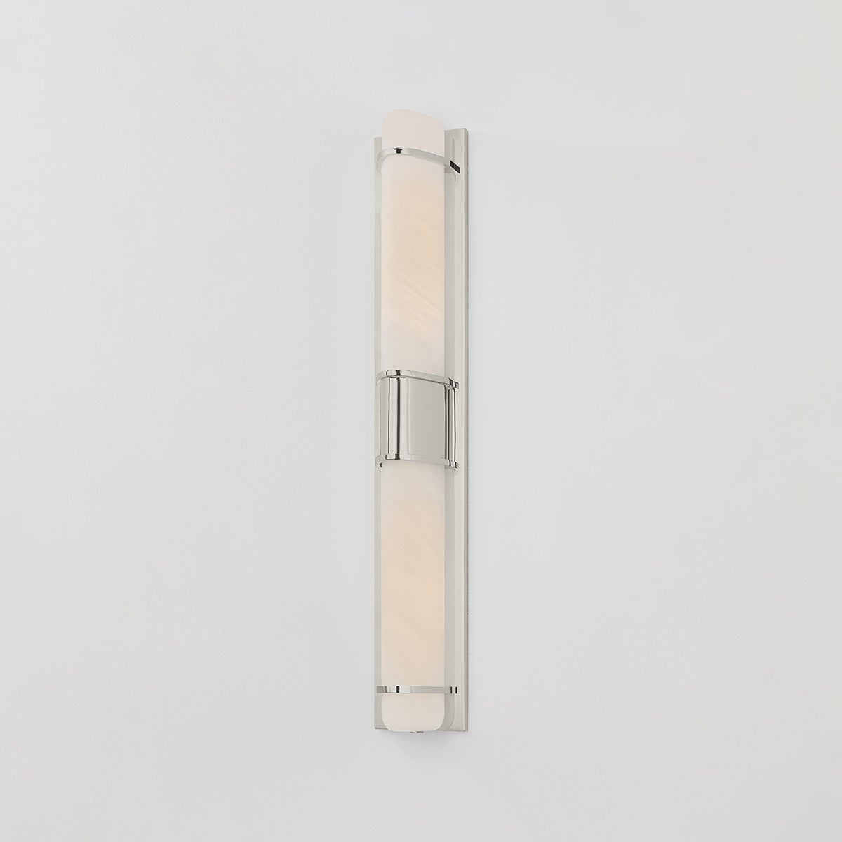 Tottenville Large Wall Sconce by Hudson Valley Lighting - Dimmable, Matte Cloud Glass, UL Damp Rated, 27"H