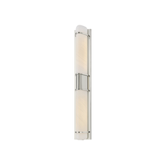 Tottenville Large Wall Sconce by Hudson Valley Lighting - Dimmable, Matte Cloud Glass, UL Damp Rated, 27"H