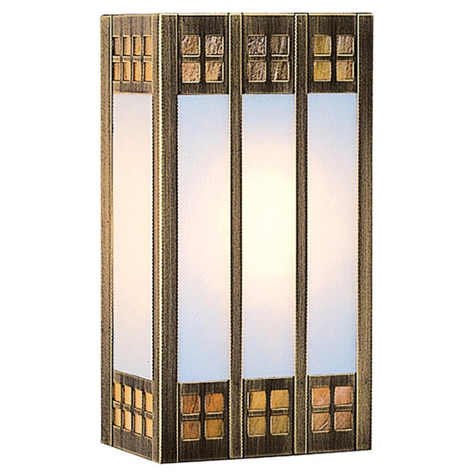12″ Glasgow “Ada” Sconce - GSADA-12GWC-AB - Antique Brass by Arroyo Craftsman