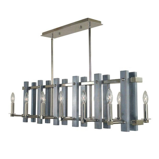 12-Light Arcadia Island Chandelier - 5127 PN by Framburg