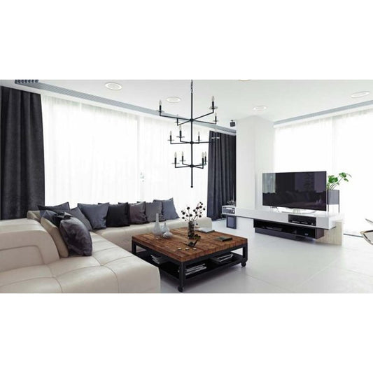 12-Light Matte Black Muse Foyer Chandelier - 5452 Mblack by Framburg
