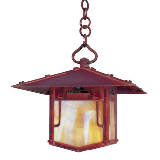 12″ Pagoda Pendant - PDH-12GRC-RC - Raw Copper by Arroyo Craftsman