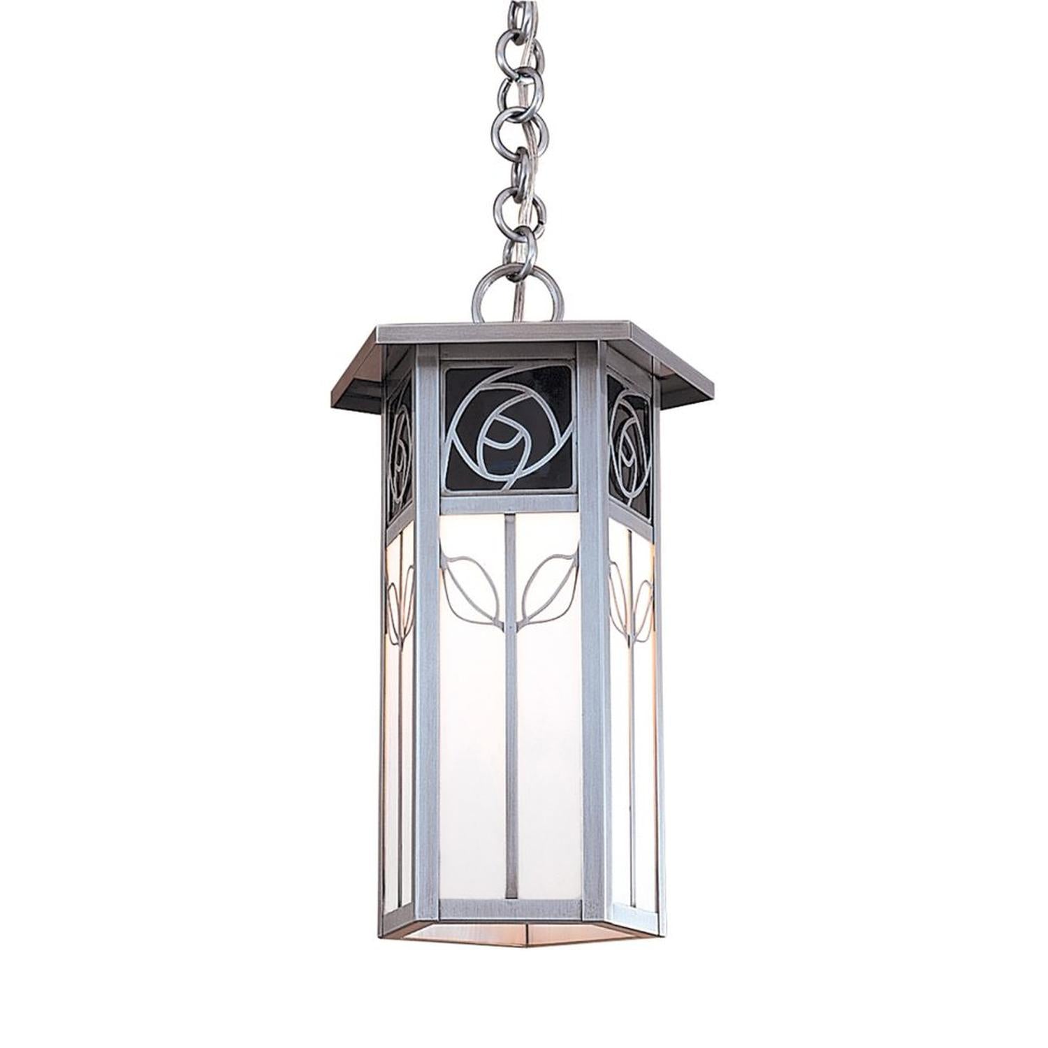 12″ Saint Clair Pendant - SCH-12BC-P - Pewter by Arroyo Craftsman