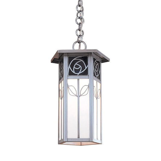 12″ Saint Clair Pendant - SCH-12BC-P - Pewter by Arroyo Craftsman