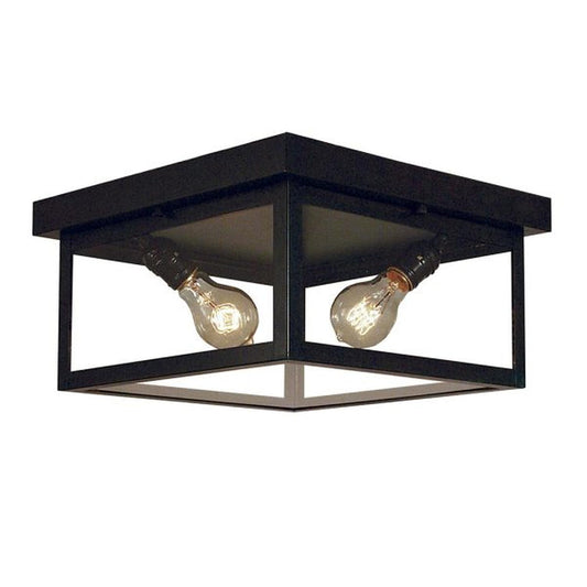 12″ Vintage Ceiling Mount - VICM-12CLR-BZ - Bronze by Arroyo Craftsman