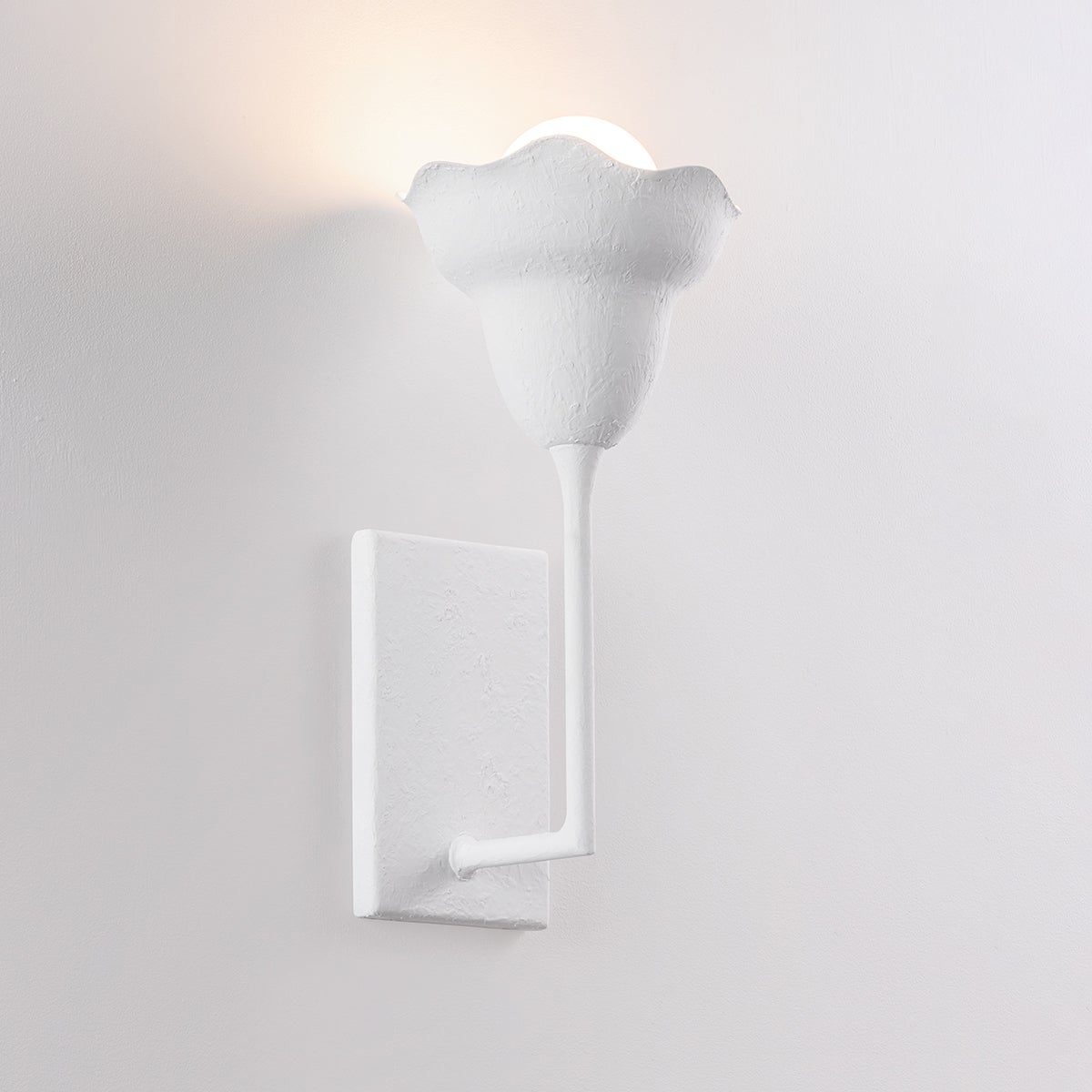 Hudson Valley Lighting Alora Wall Sconce 1281 - Elegant Dimmable Wall Light with Floral Shades, UL Damp Rated