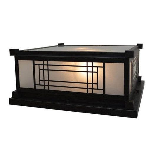 13″ Scottsdale Column Mount - SDC-13F-BZ - Bronze by Arroyo Craftsman