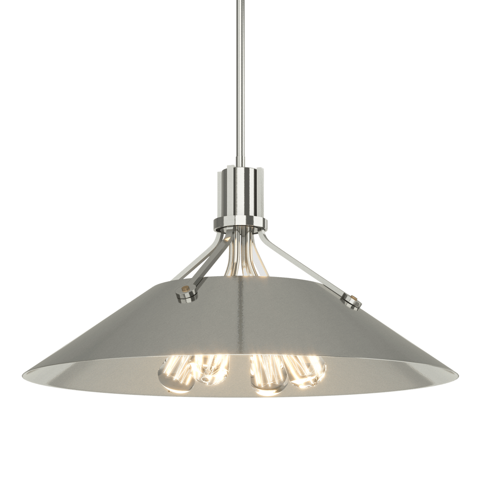 Hubbardton Forge Henry Pendant Light Fixture With 4 Bulb Capacity, Artisan Craftsmanship, & Adjustable Height