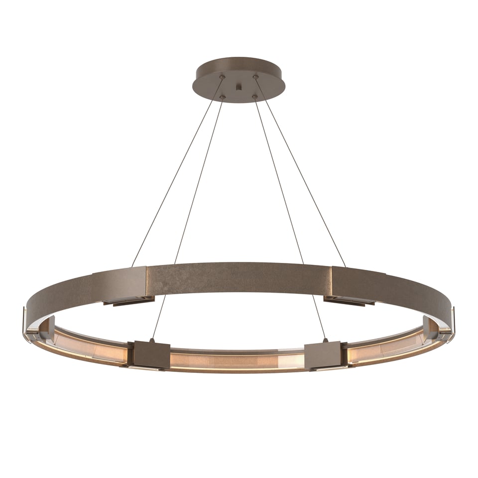 Aura Large 48-Inch LED Pendant Light by Hubbardton Forge - Dimmable, Energy Efficient, Custom Finishes