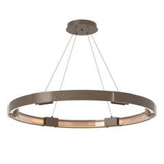 Aura Large 48-Inch LED Pendant Light by Hubbardton Forge - Dimmable, Energy Efficient, Custom Finishes