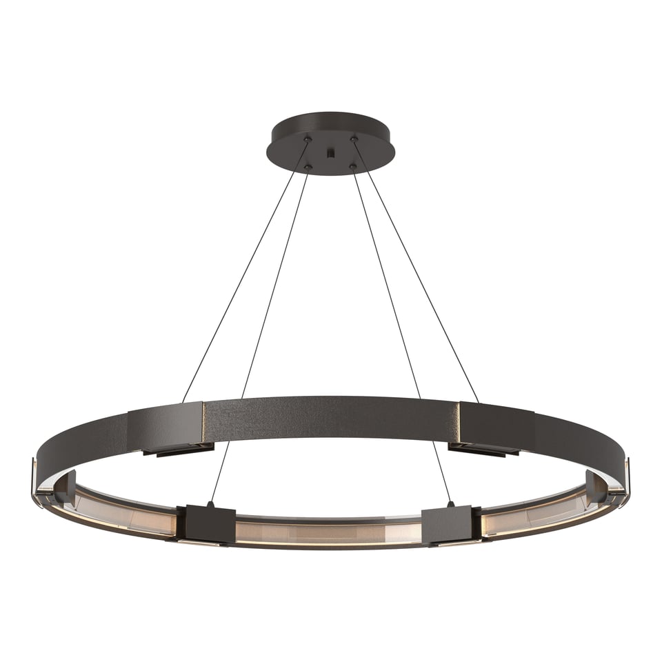 Aura Large 48-Inch LED Pendant Light by Hubbardton Forge - Dimmable, Energy Efficient, Custom Finishes