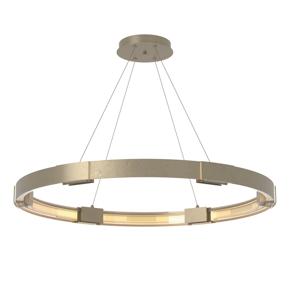 Aura Large 48-Inch LED Pendant Light by Hubbardton Forge - Dimmable, Energy Efficient, Custom Finishes