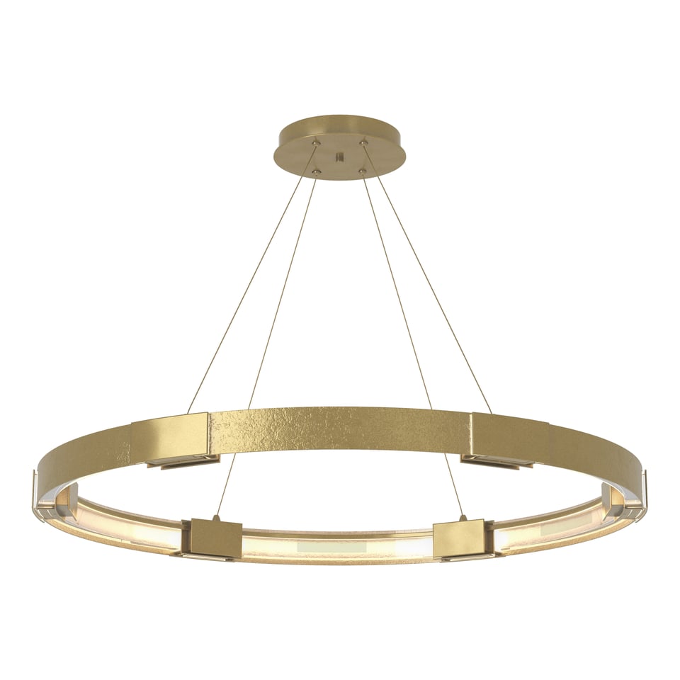 Aura Large 48-Inch LED Pendant Light by Hubbardton Forge - Dimmable, Energy Efficient, Custom Finishes