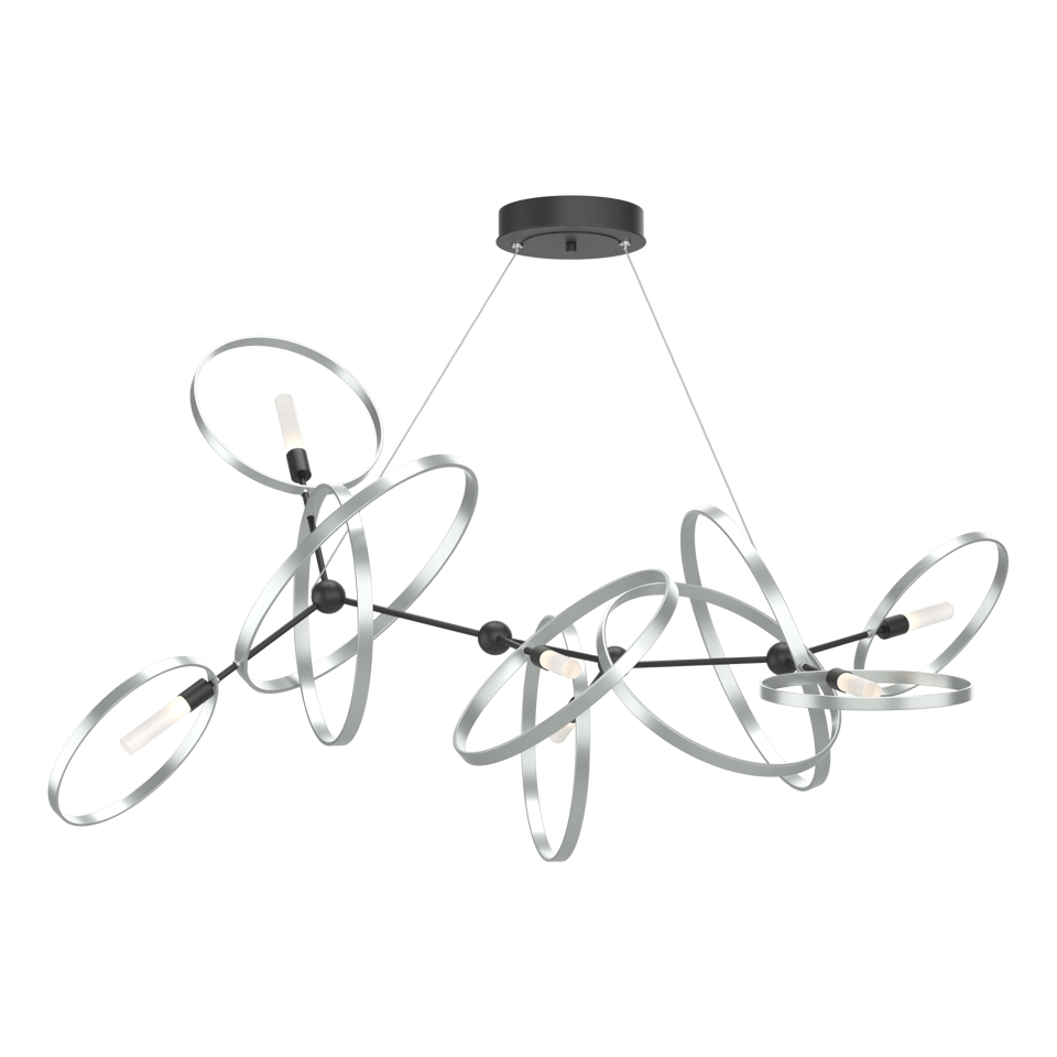 Celesse Pendant Light by Hubbardton Forge, Adjustable 35"-85", Dimmable, Multiple Finishes