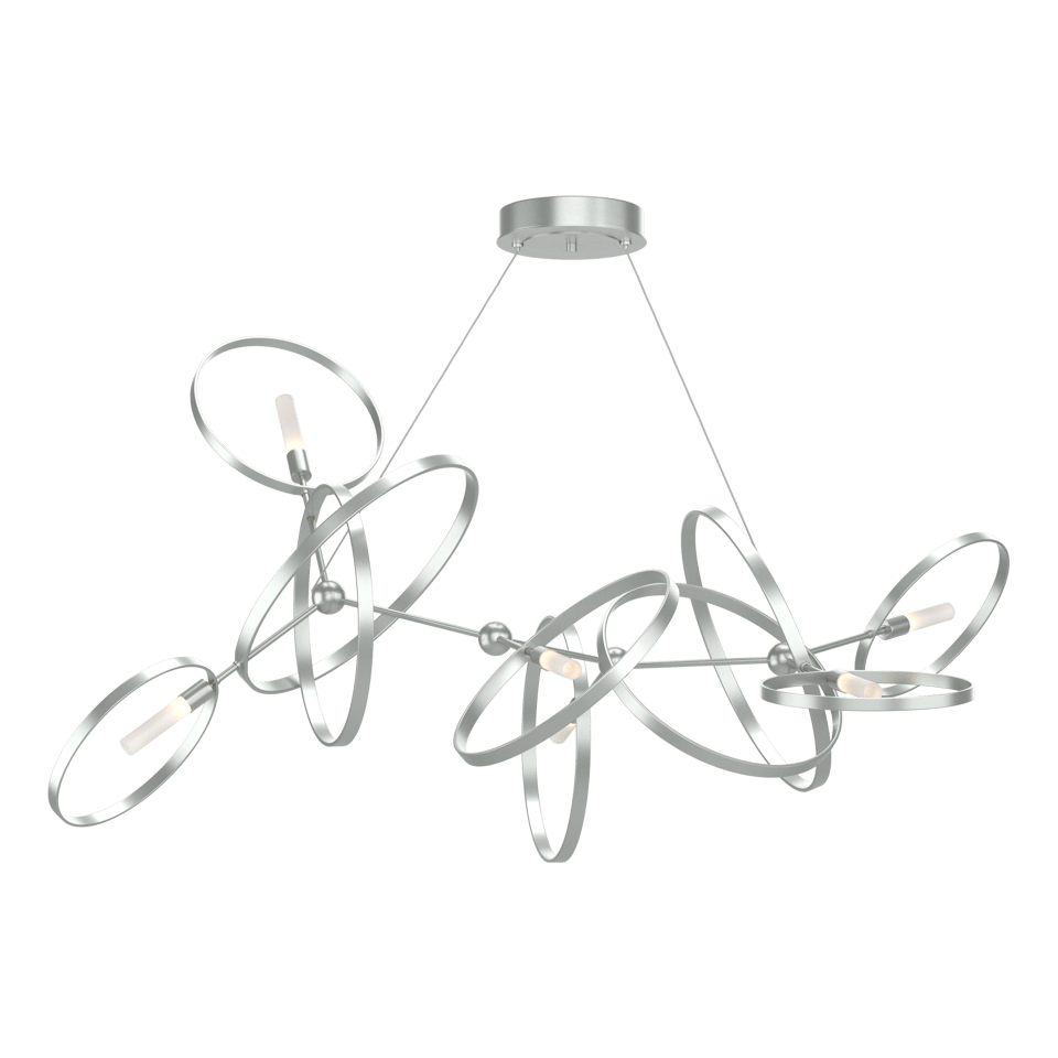 Celesse Pendant Light by Hubbardton Forge, Adjustable 35"-85", Dimmable, Multiple Finishes