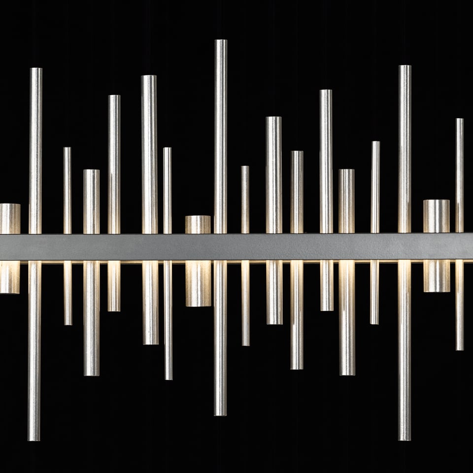 Cityscape Large LED Pendant Light by Hubbardton Forge, Handcrafted, Energy Efficient, 2400 Lumens, 3000K
