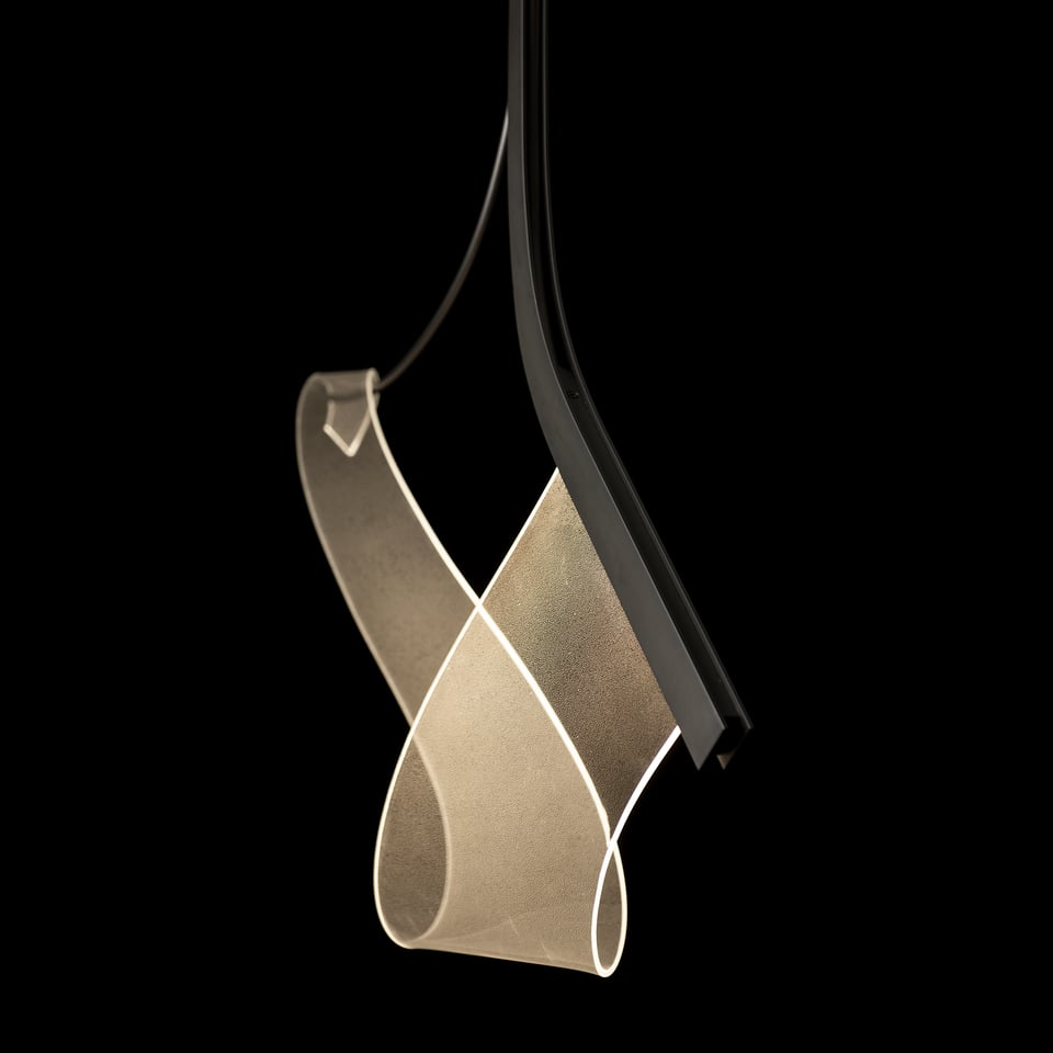 Hubbardton Forge Sling Pendant Light Fixture, Energy Efficient LED, Customizable Finish Options