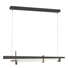 Hubbardton Forge Tenon LED Pendant Light, 25W Energy Efficient, 1150 Lumens, Dimmable, Glass Shade