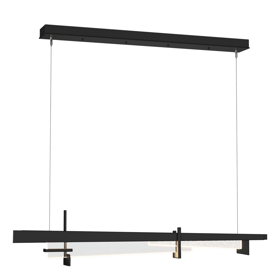 Hubbardton Forge Tenon LED Pendant Light, 25W Energy Efficient, 1150 Lumens, Dimmable, Glass Shade