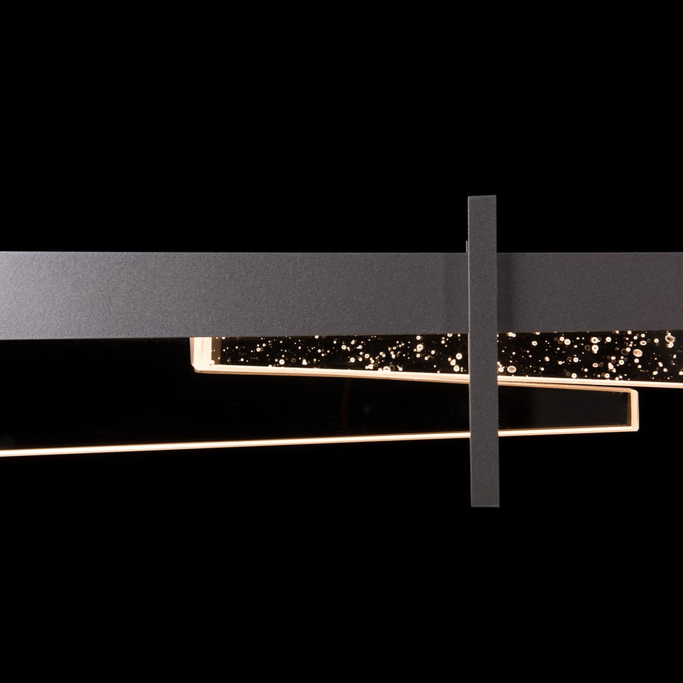 Hubbardton Forge Tenon LED Pendant Light, 25W Energy Efficient, 1150 Lumens, Dimmable, Glass Shade