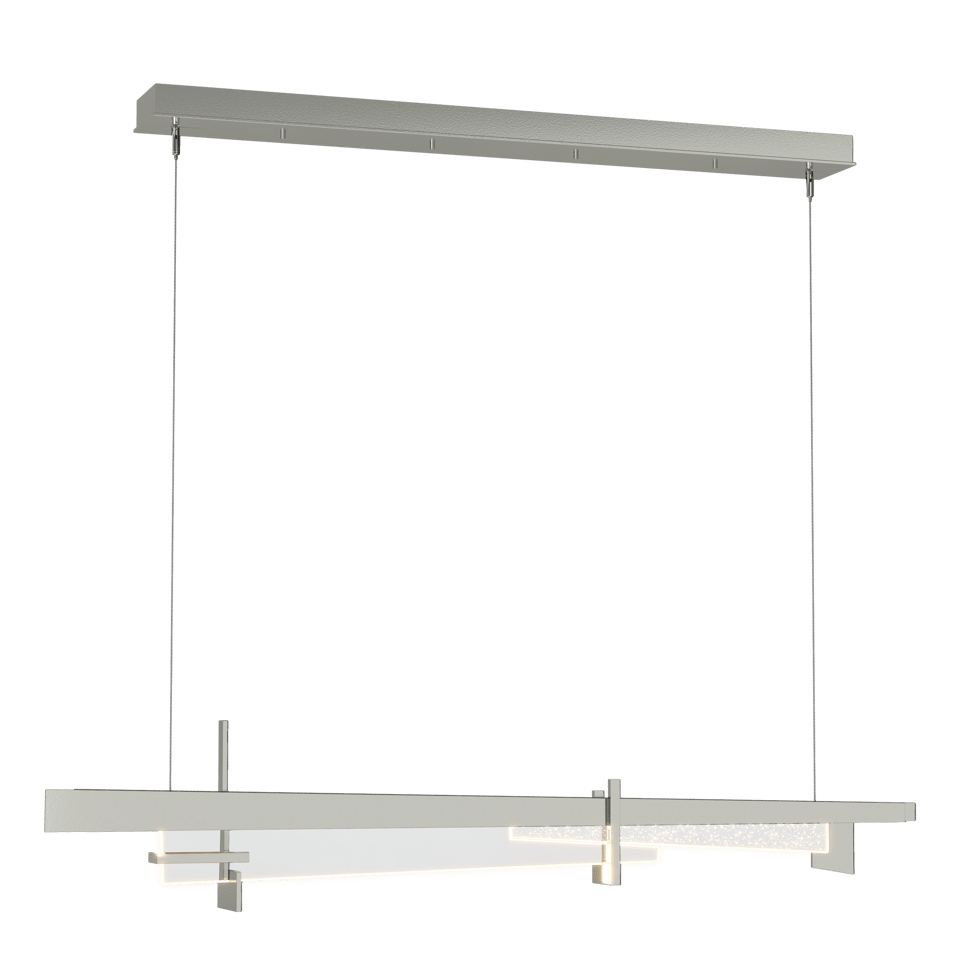 Hubbardton Forge Tenon LED Pendant Light, 25W Energy Efficient, 1150 Lumens, Dimmable, Glass Shade