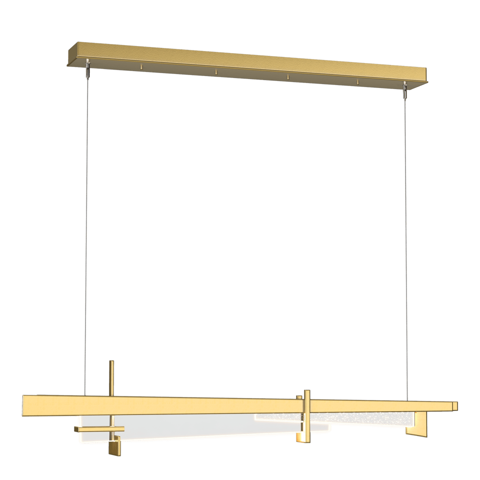 Hubbardton Forge Tenon LED Pendant Light, 25W Energy Efficient, 1150 Lumens, Dimmable, Glass Shade