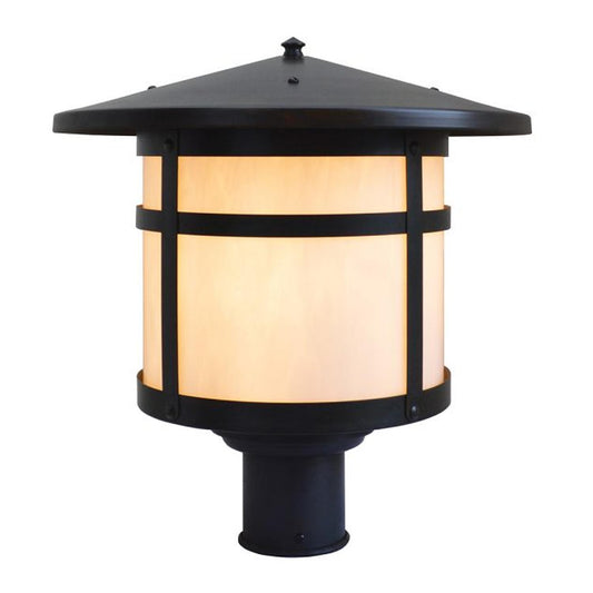 14″ Berkeley Post Mount - BP-14WO-BZ - Bronze by Arroyo Craftsman