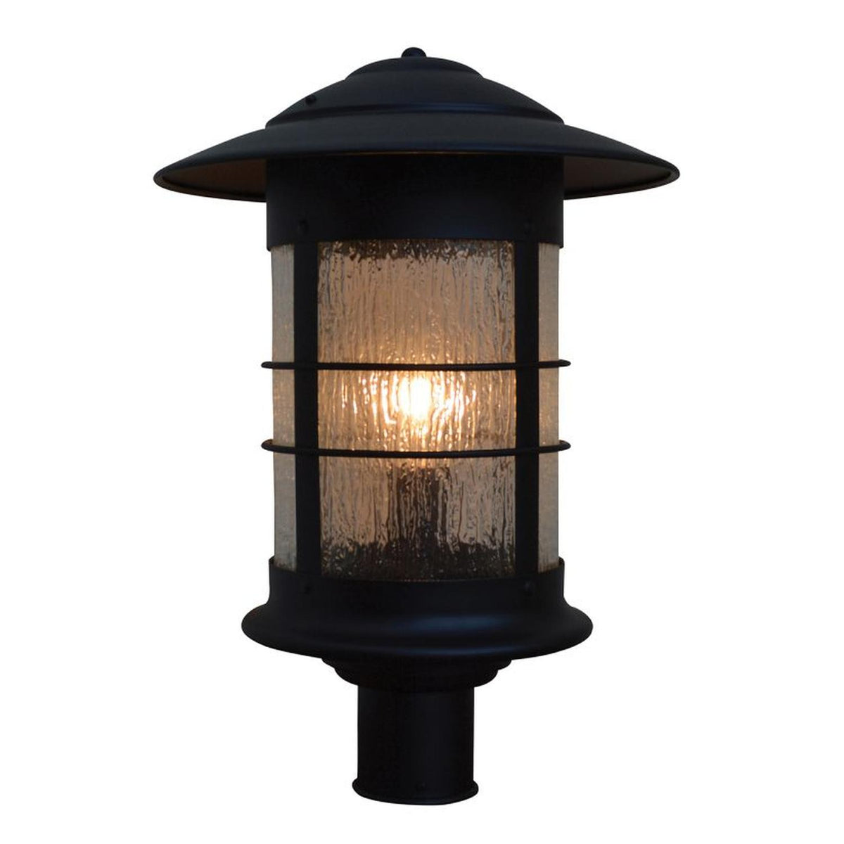 Post Fixture 14″ Newport Post Mount Fixture - Satin Black by Arroyo Craftsman ...