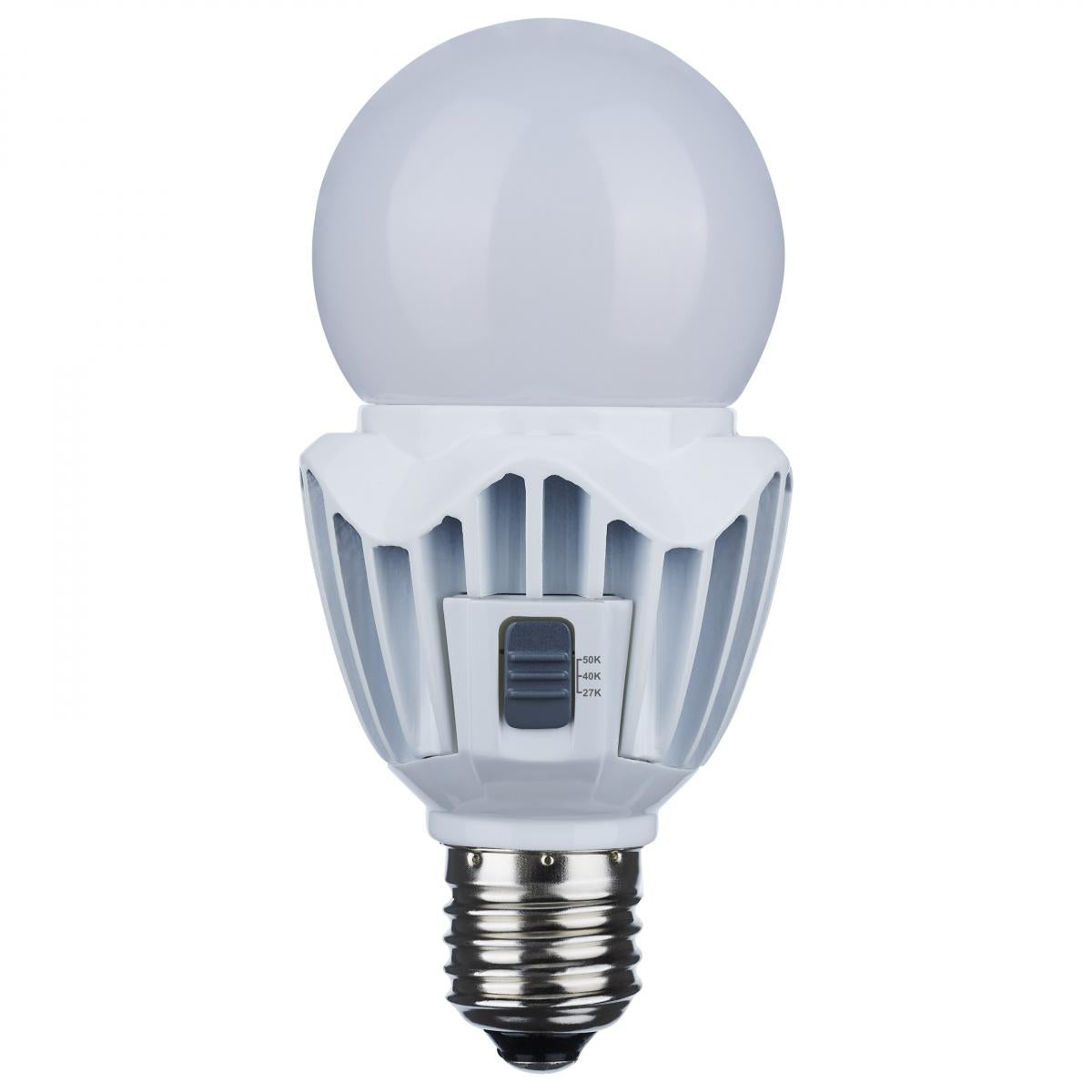 15 Watt Dimmable LED A21 Bulb, CCT Selectable 2700K-5000K, 1920-2025 Lumens, Medium E26 Base, 50,000 Hours