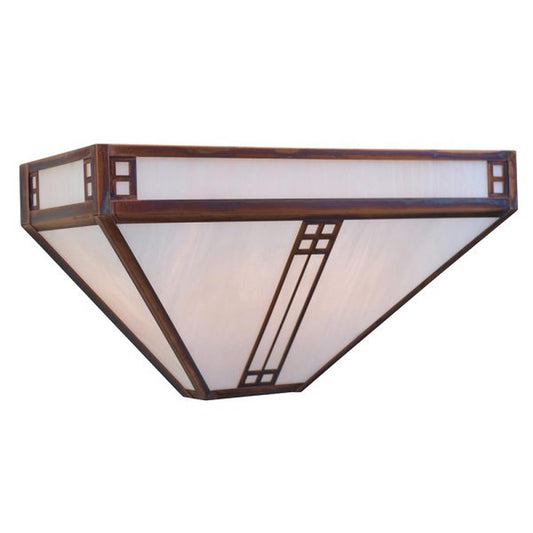 15″ Prairie Sconce - PS-15WO-RC - Raw Copper by Arroyo Craftsman