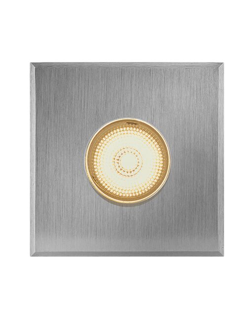 Hinkley Lighting Sparta Dot Small Stainless Steel LED Square Button Light, 50 Lumens, Wet Rated