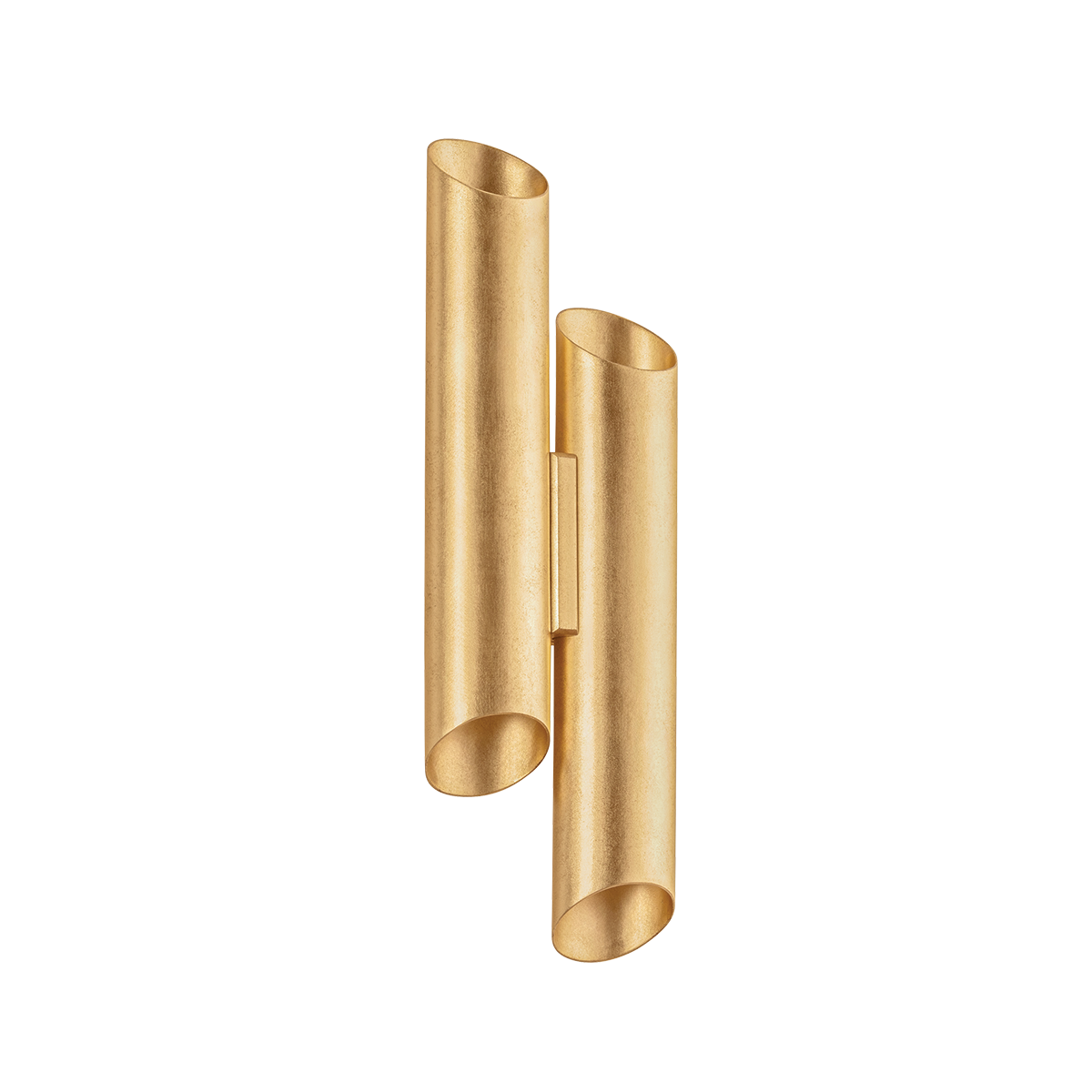 Rylane Sconce 21.5 Inches Tall – Vintage Gold Leaf Wall Light by Hudson Valley Lighting, Dimmable, UL Damp