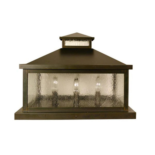 16″ Canterbury Column Mount - CAC-16CS-BZ - Bronze by Arroyo Craftsman