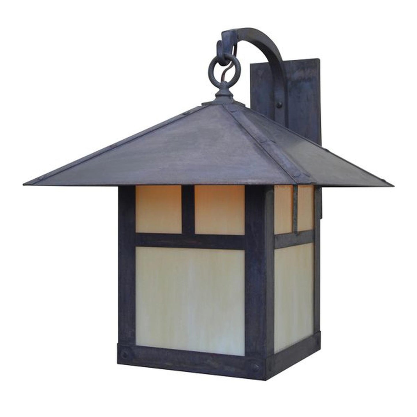 16″ Evergreen Wall Mount With T-Bar Overlay - EB-16TOF-MB - Mission Brown by Arroyo Craftsman