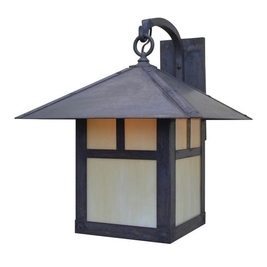 16″ Evergreen Wall Mount With T-Bar Overlay - EB-16TOF-MB - Mission Brown by Arroyo Craftsman