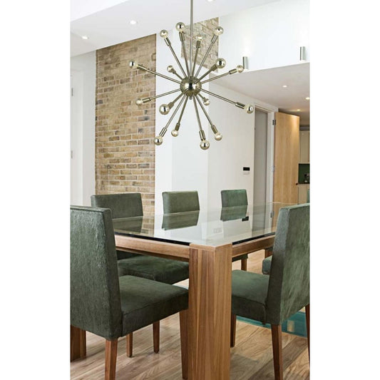 16-Light Polished Nickel Simone Chandelier - 4395 PN by Framburg