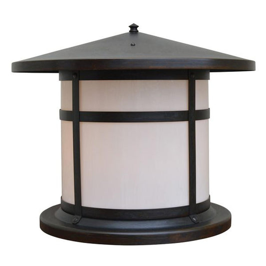 17″ Berkeley Column Mount - BC-17WO-BZ - Bronze by Arroyo Craftsman