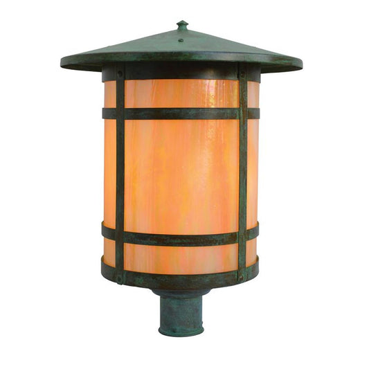 17″ Berkeley Long Body Post Mount - BP-17LGW-VP - Verdigris Patina by Arroyo Craftsman