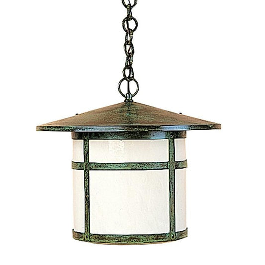 17″ Berkeley Pendant - BH-17OF-VP - Verdigris Patina by Arroyo Craftsman