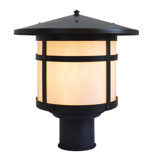 17″ Berkeley Post Mount - BP-17WO-BZ - Bronze by Arroyo Craftsman