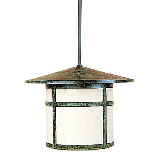 17″ Berkeley Stem Hung Pendant - BSH-17OF-VP - Verdigris Patina by Arroyo Craftsman